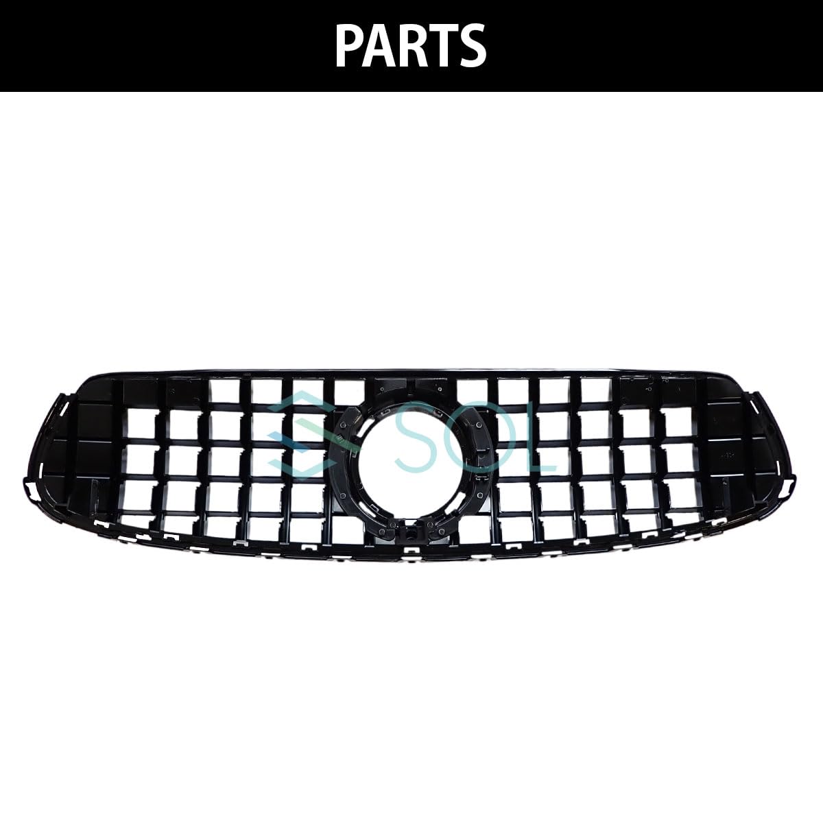 ベンツ　X253 C253 前期用 パナメリカーナグリル 黒 meteo88_bzw253gt-gl-bk